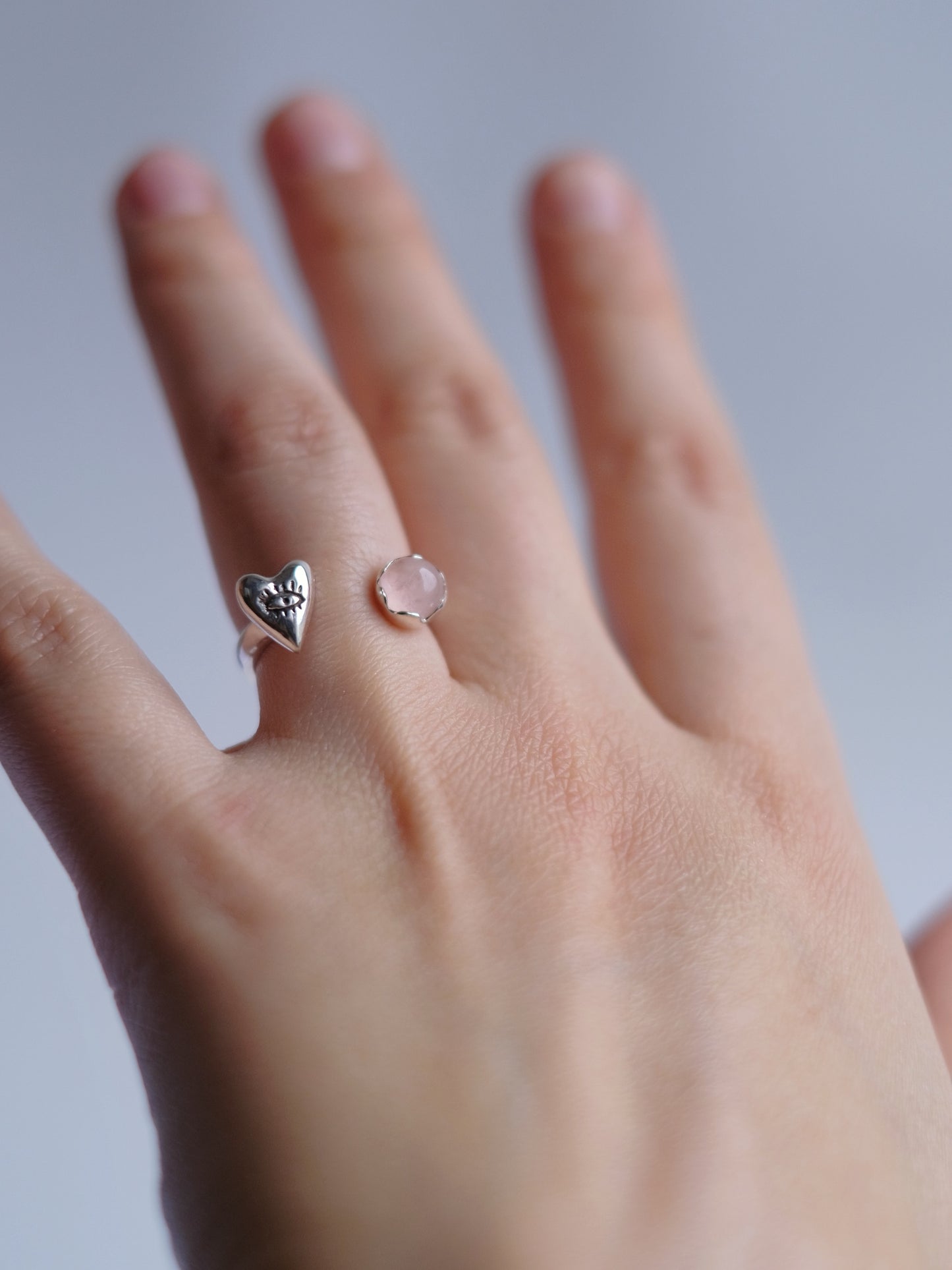 Ring "Looking heart"