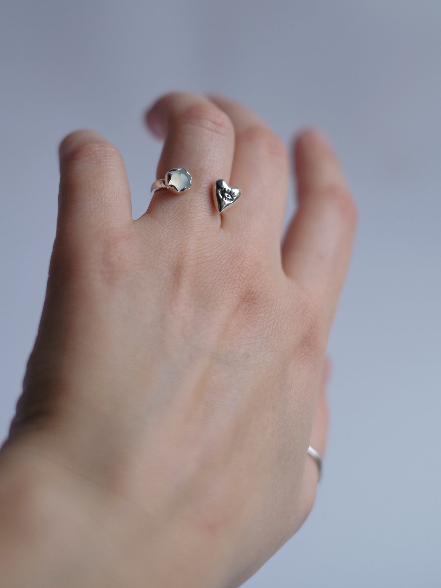 Ring "Looking heart"