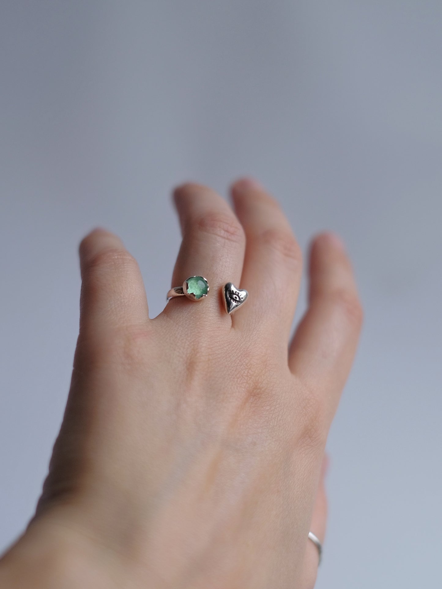 Ring "Looking heart"