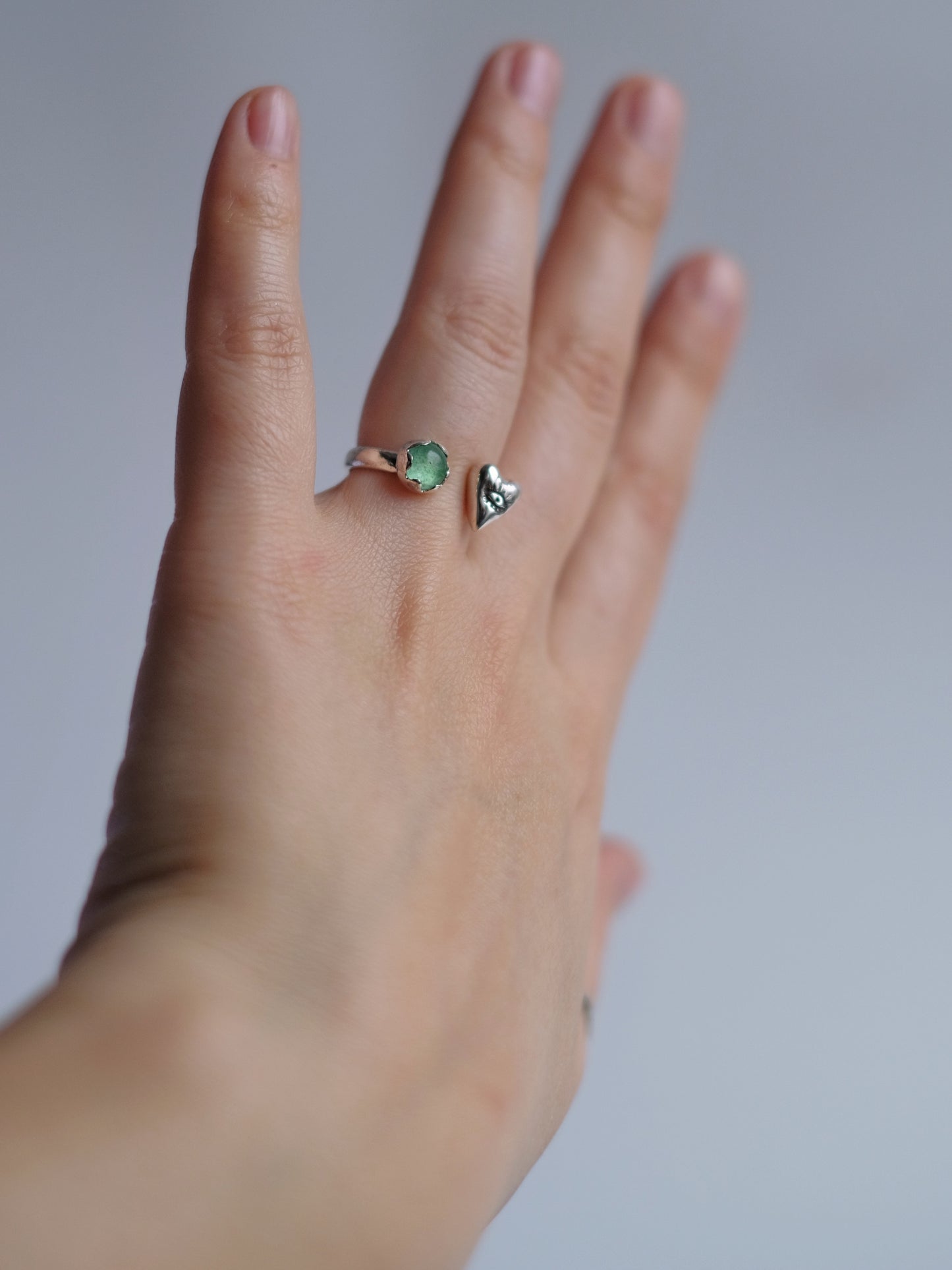 Ring "Looking heart"