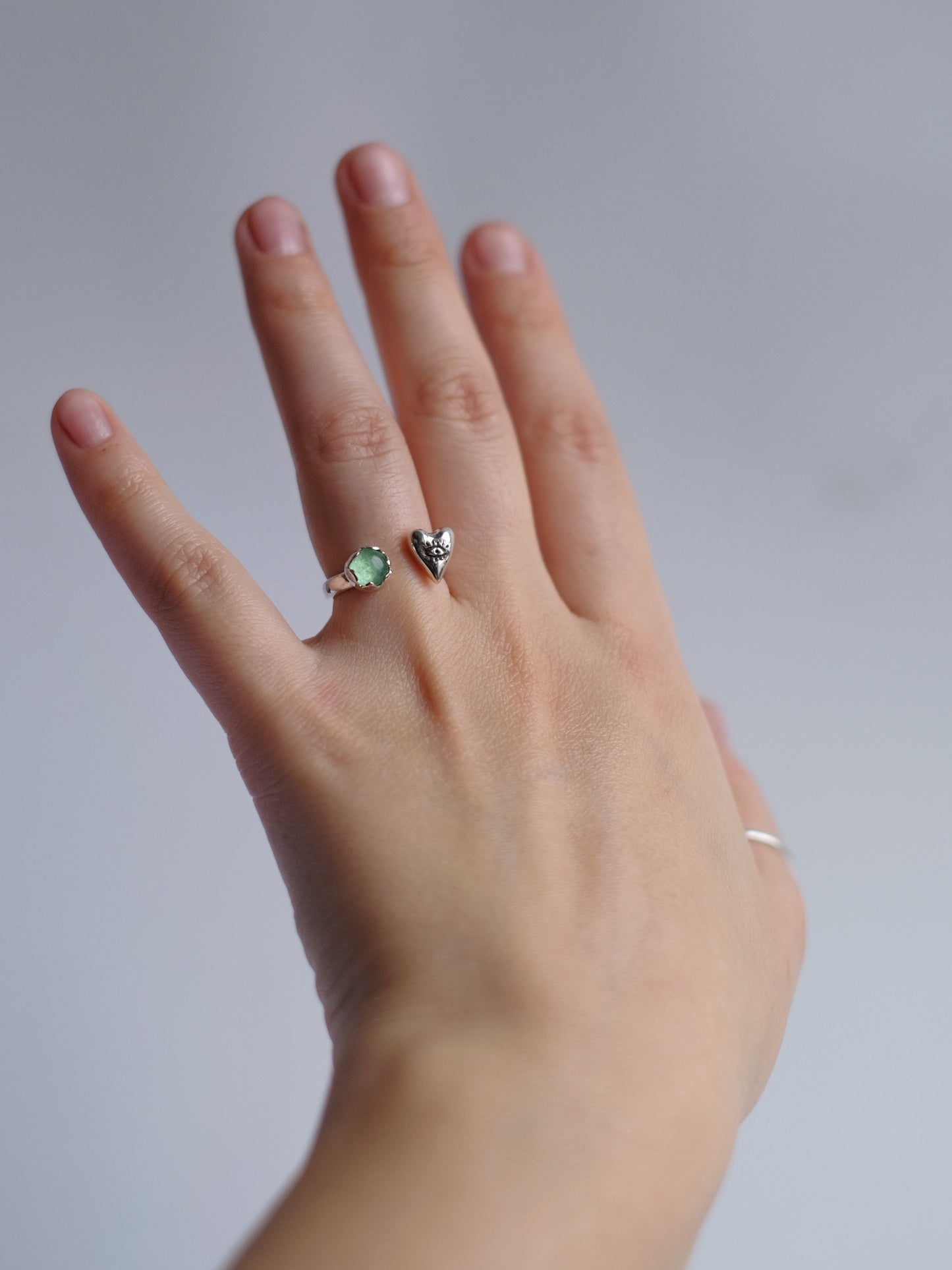 Ring "Looking heart"