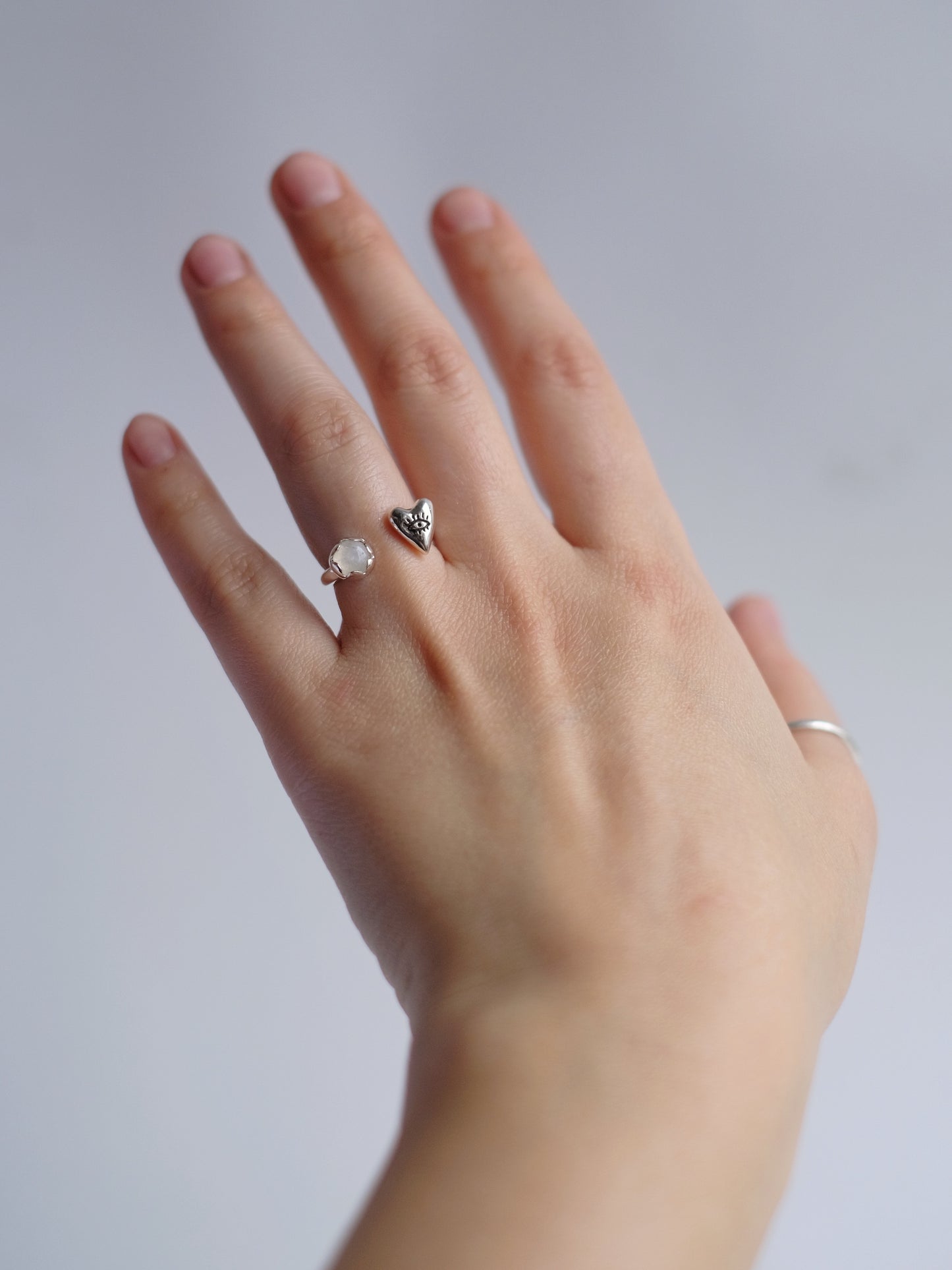 Ring "Looking heart"
