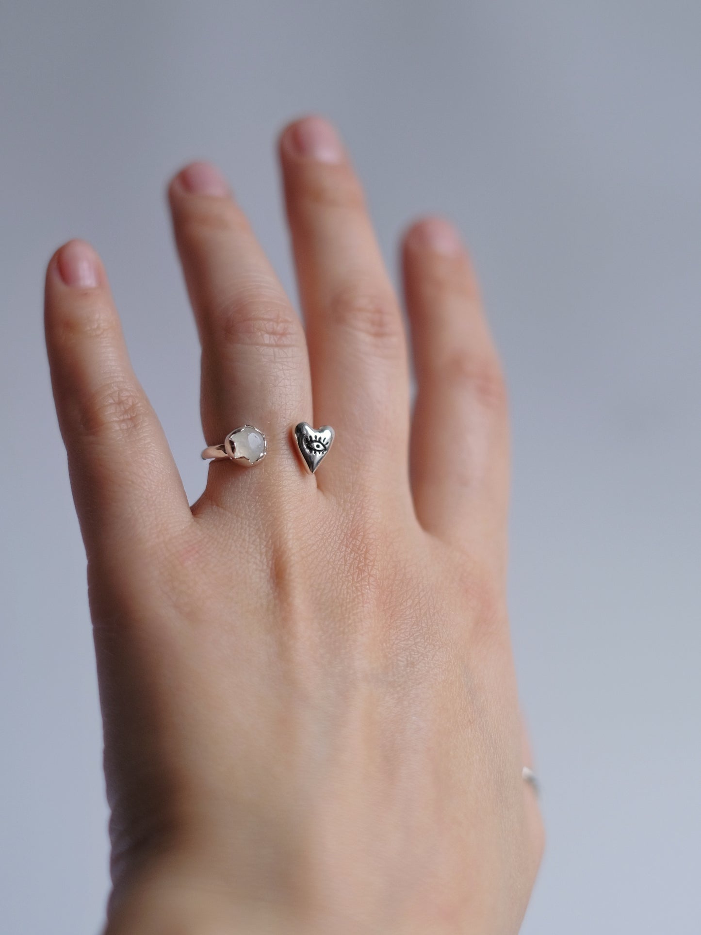 Ring "Looking heart"