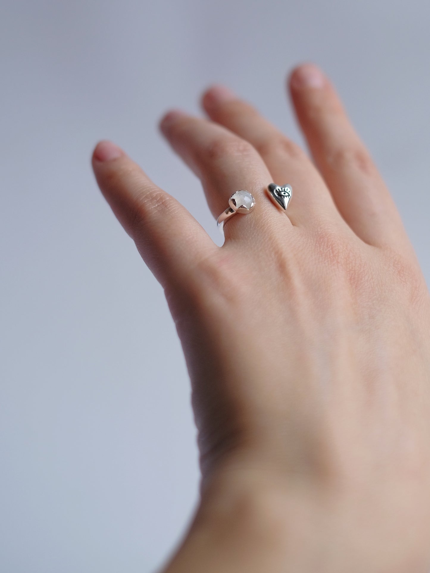 Ring "Looking heart"