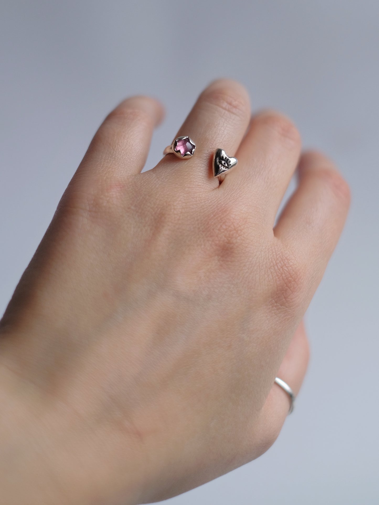 Ring "Looking heart"