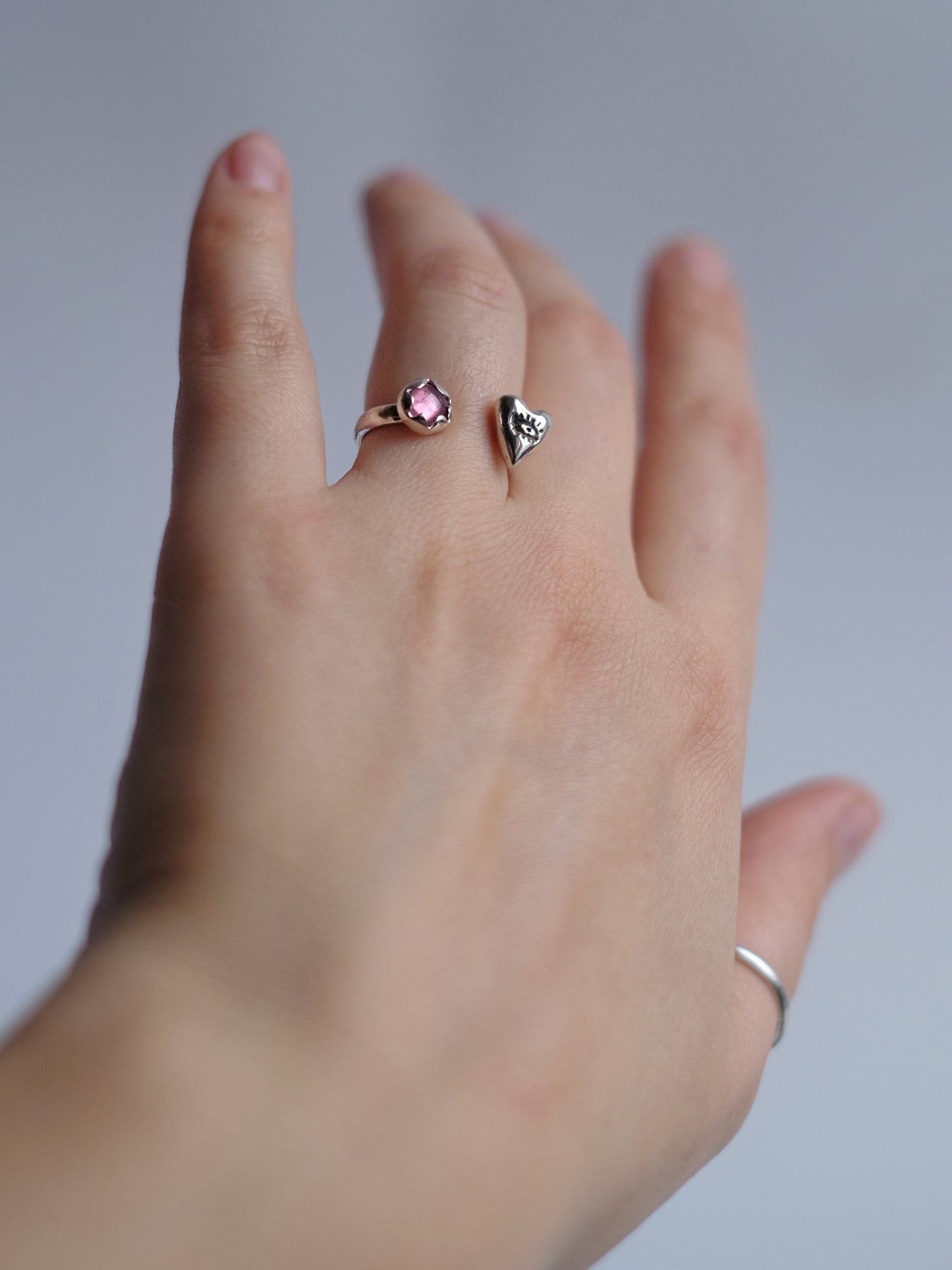 Ring "Looking heart"