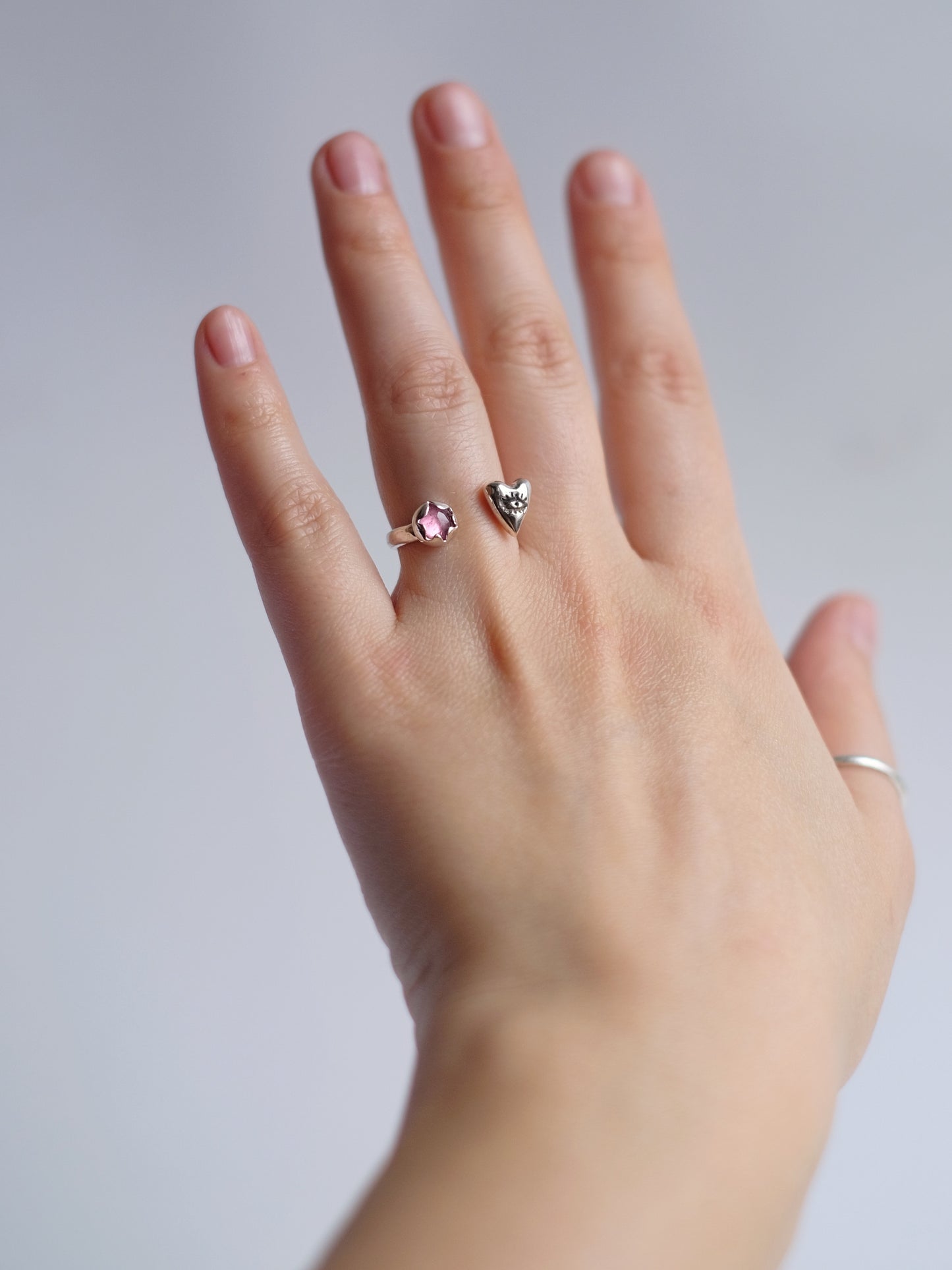 Ring "Looking heart"