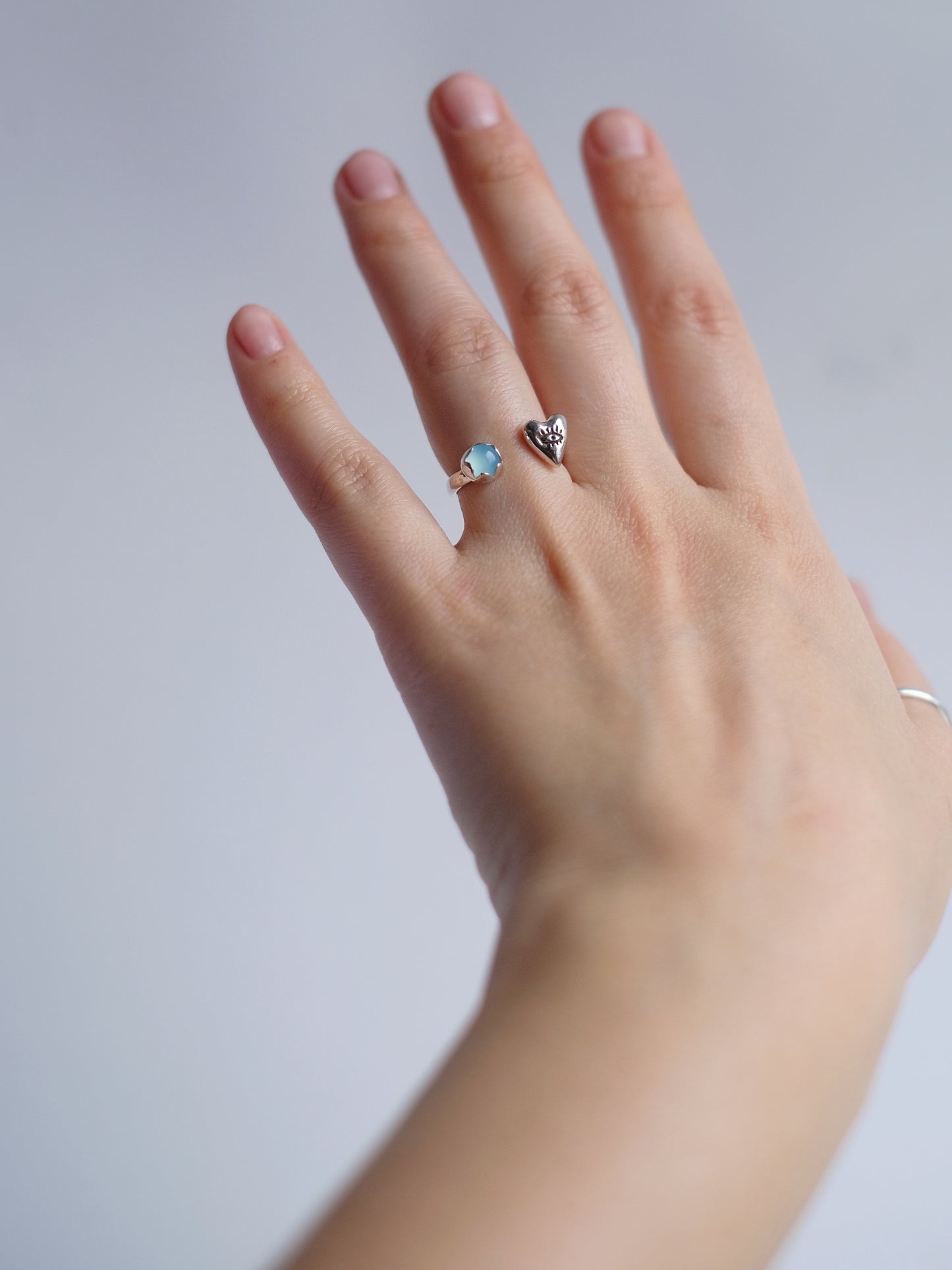 Ring "Looking heart"