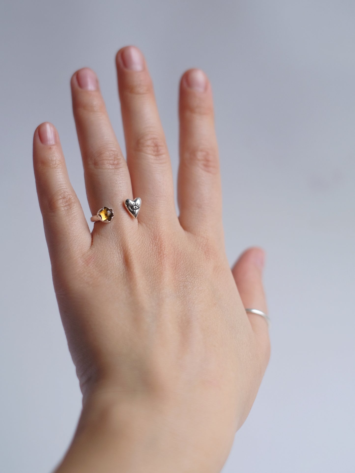 Ring "Looking heart"