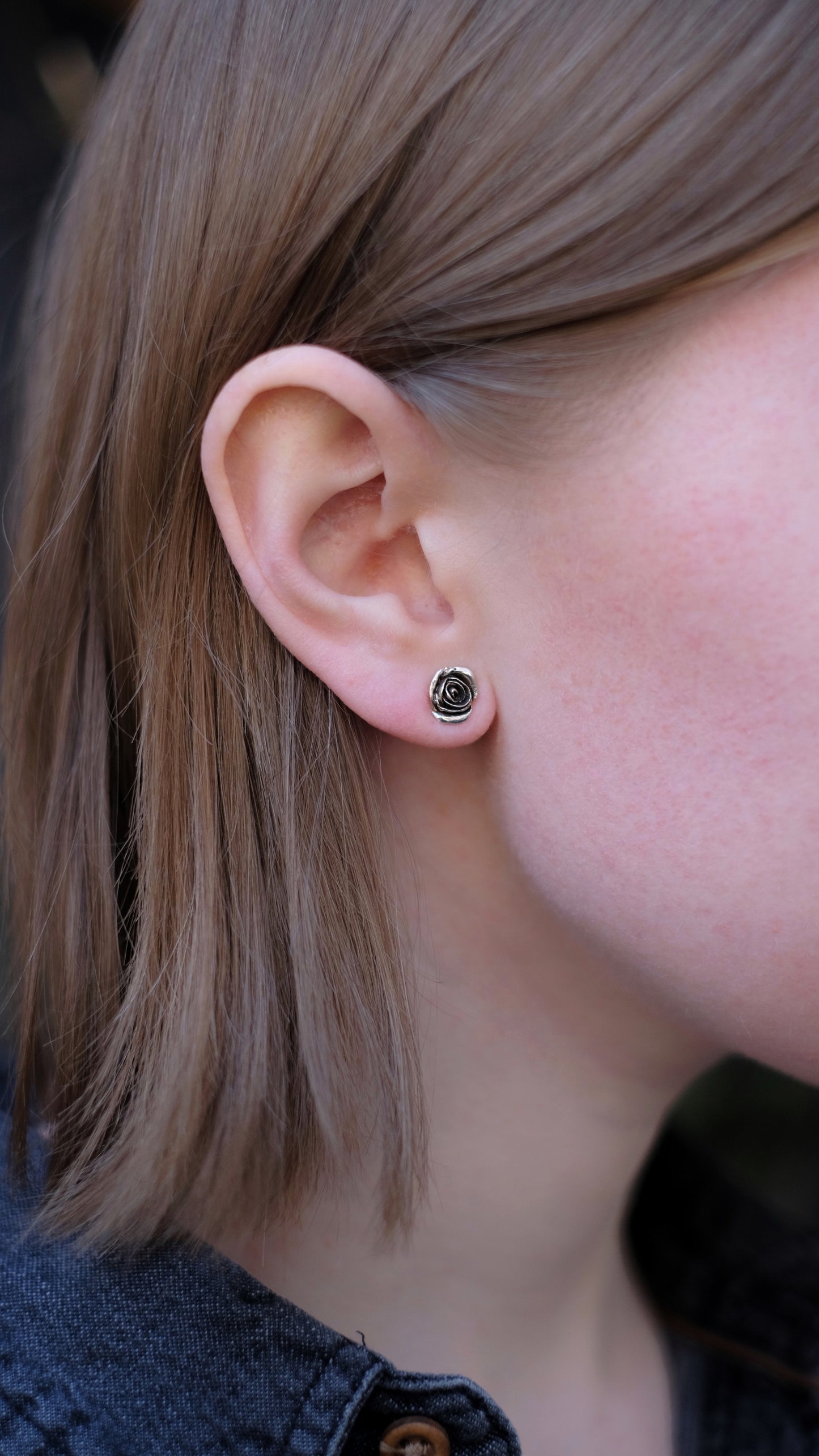 Earrings "Troyanda"