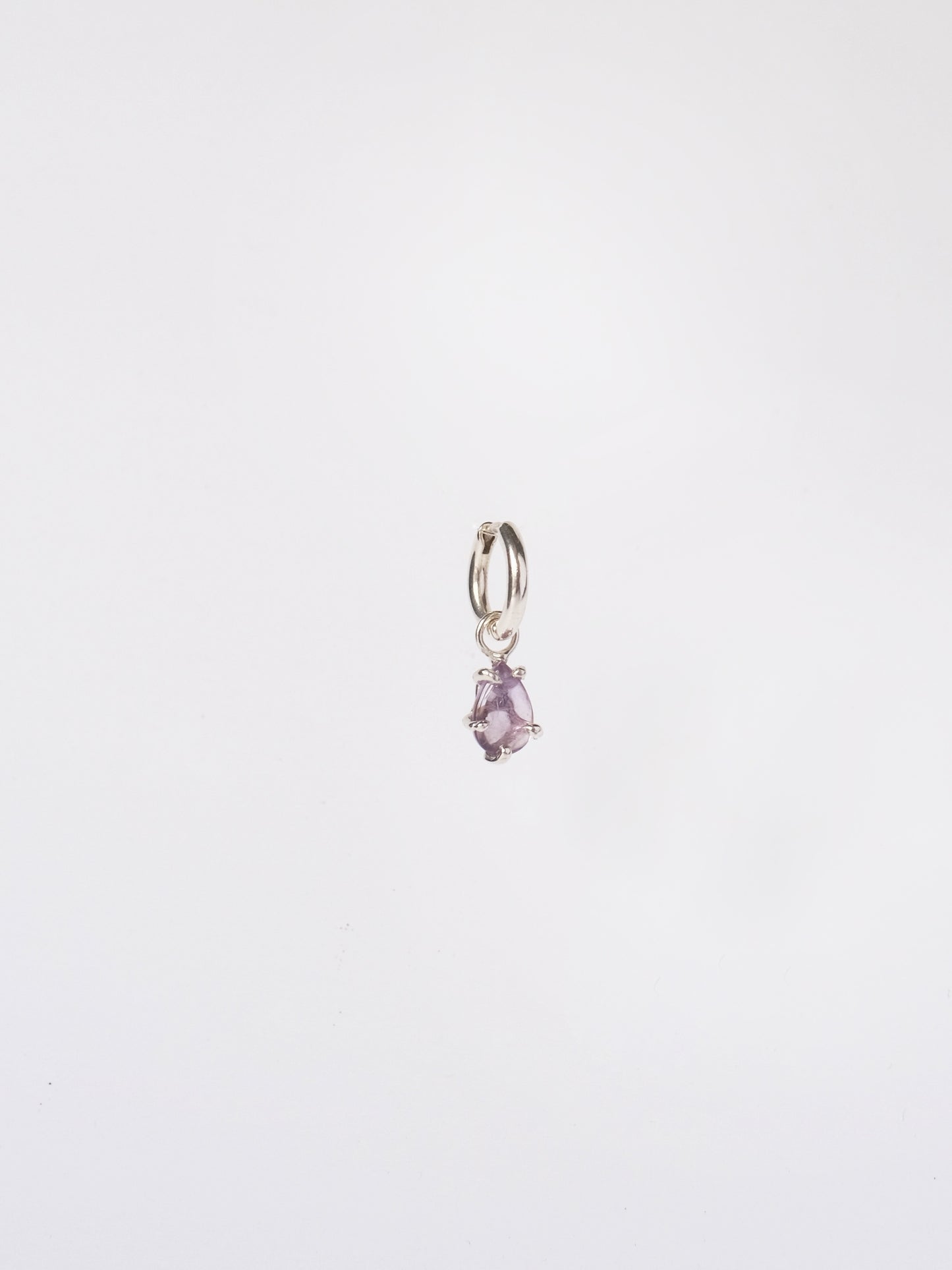 Mono Earring with Amethyst