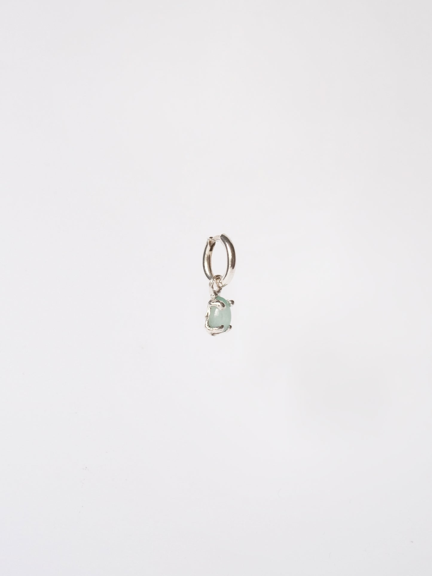 Mono Earring with Chalcedony