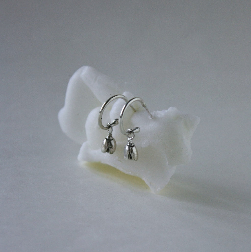 Earrings “Tulips” — Sterling Silver Flower Earrings