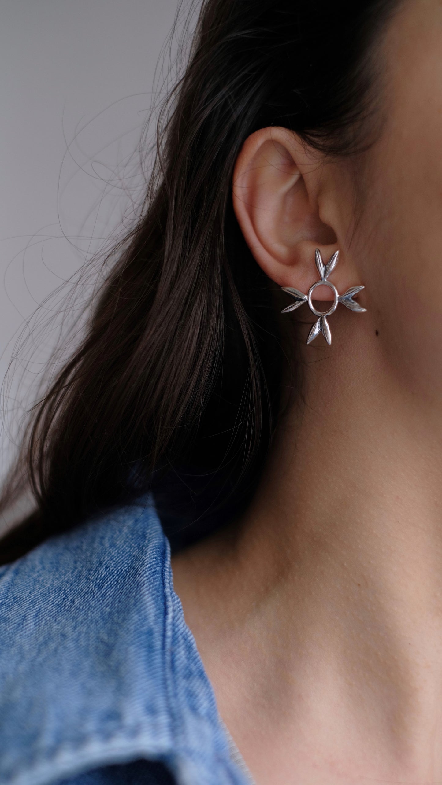 Earrings "Rays"
