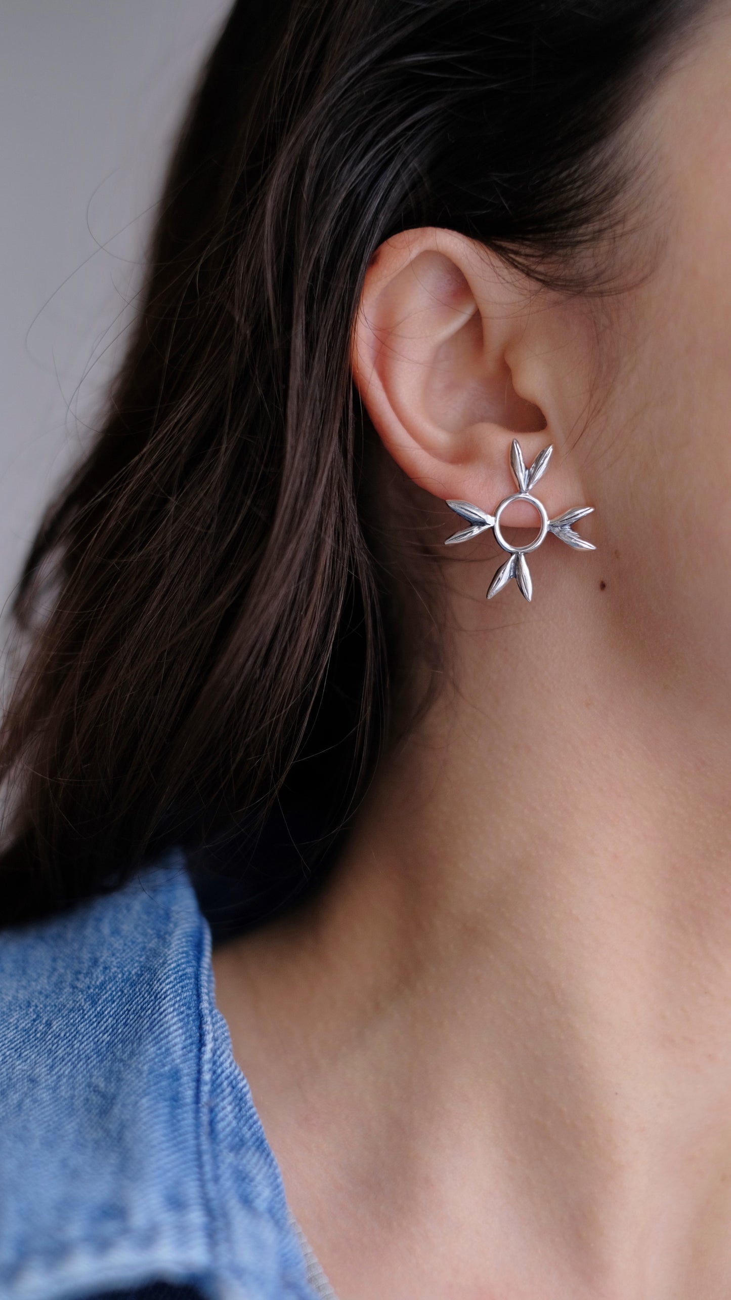 Earrings "Rays"