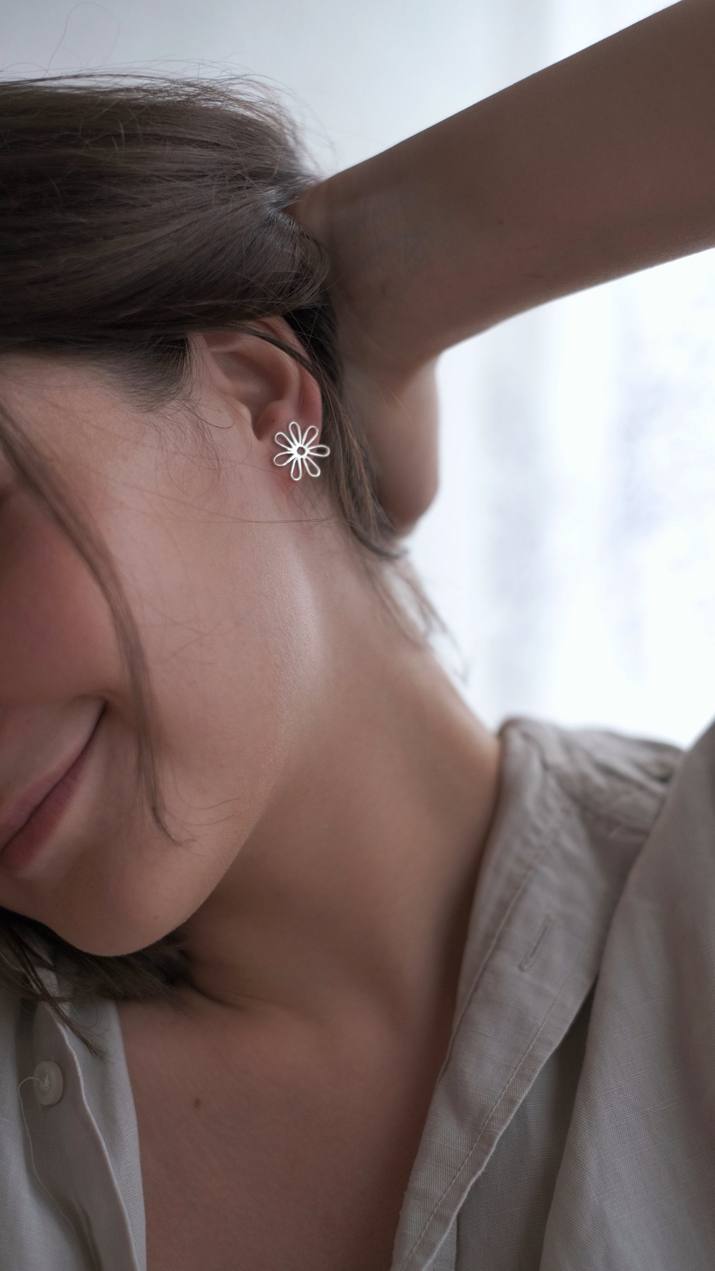 Earrings "Daisies"