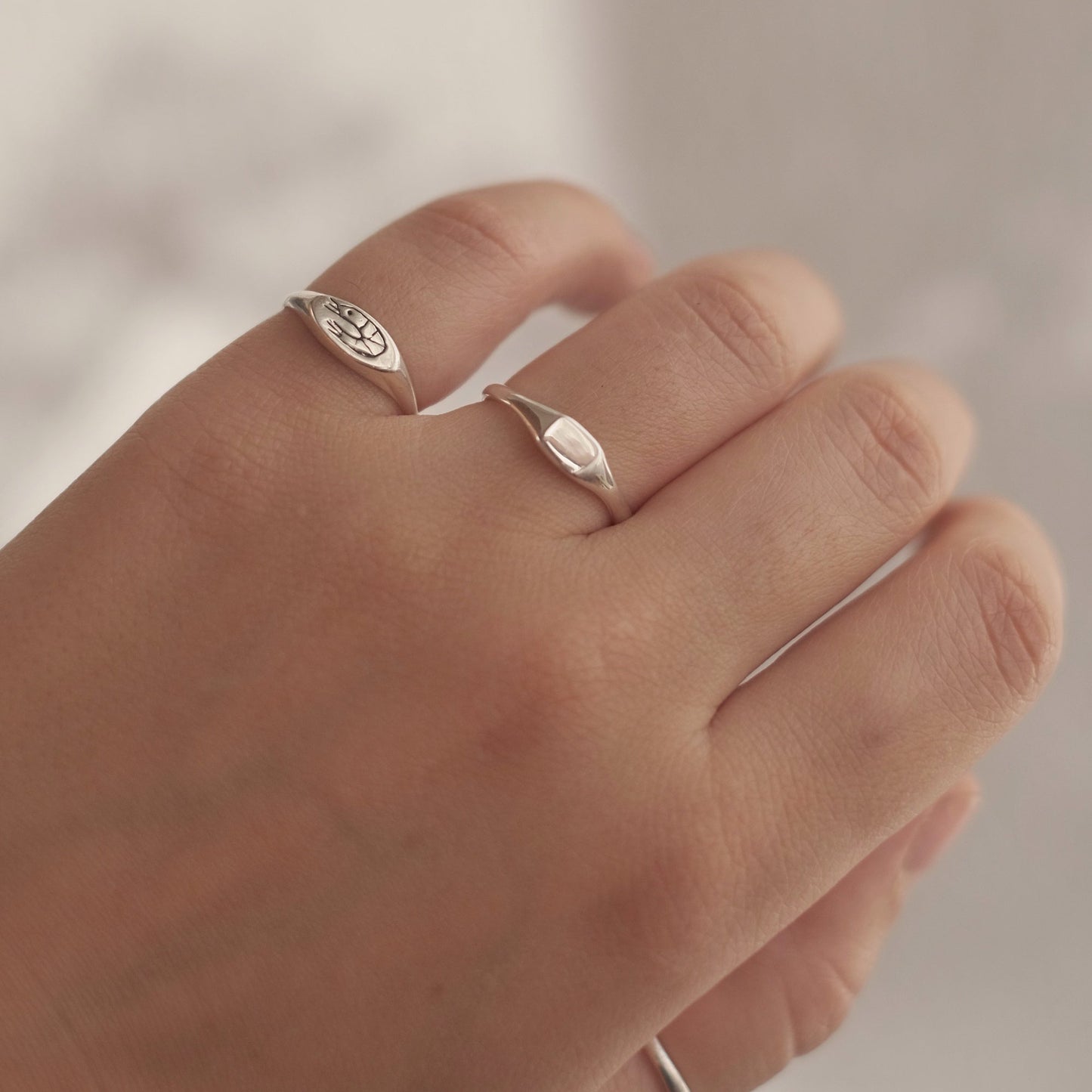 Handmade sterling silver shrimp ring - 925 silver animal jewelry