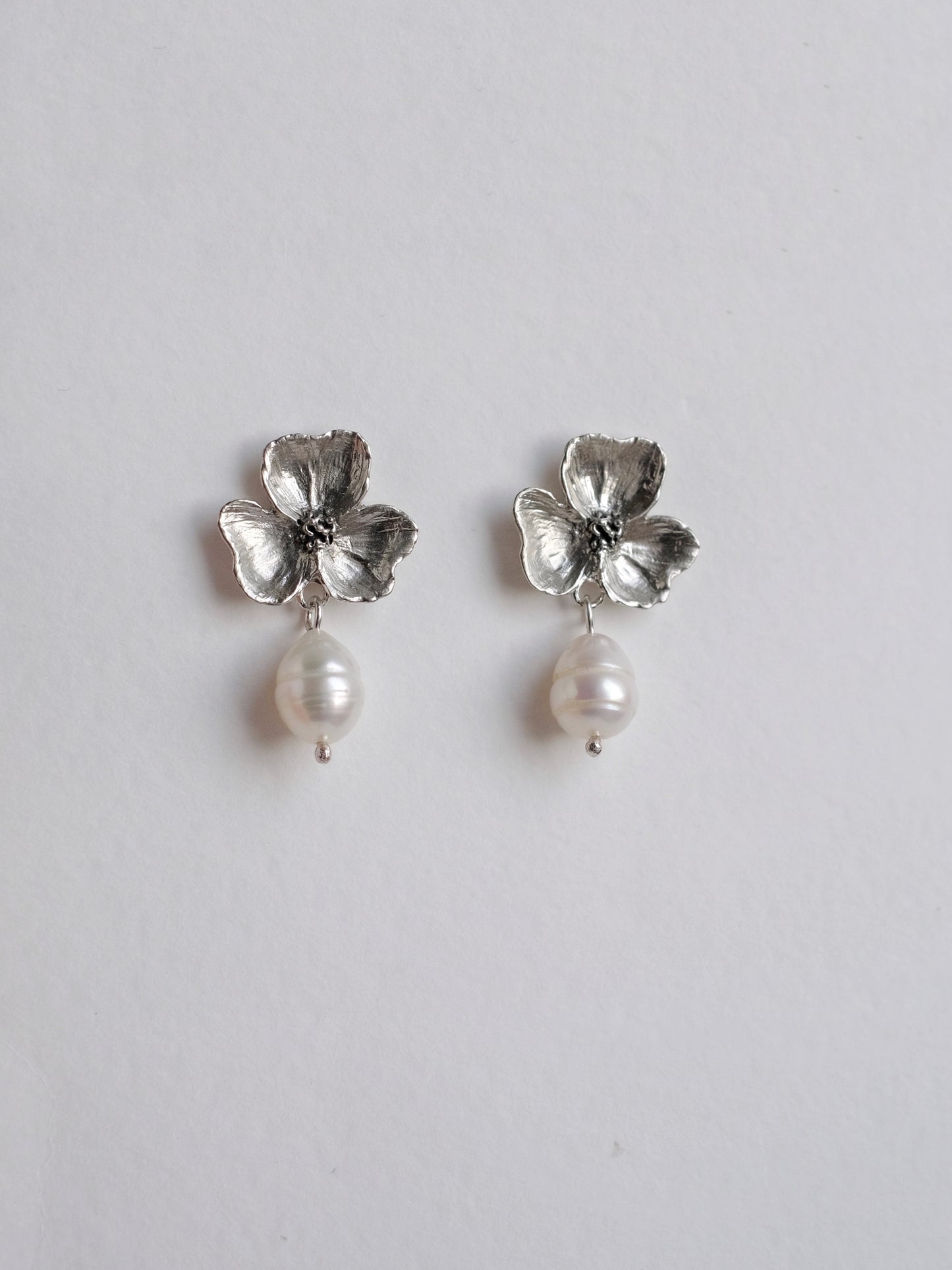 Earrings "Fialka"