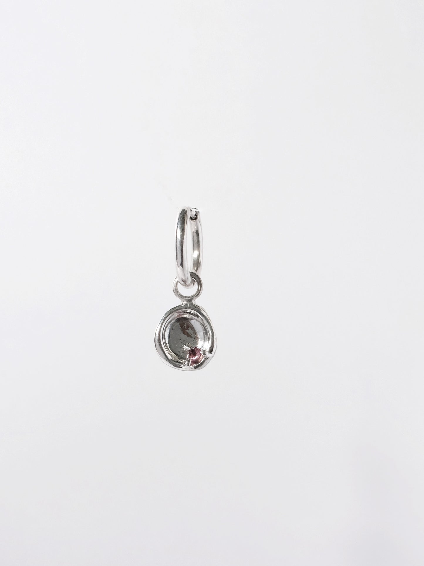 "Kalyuzha" - Handgefertigte Sterling Silber Pfützenohrringe 925 | Einzeln oder als Paar