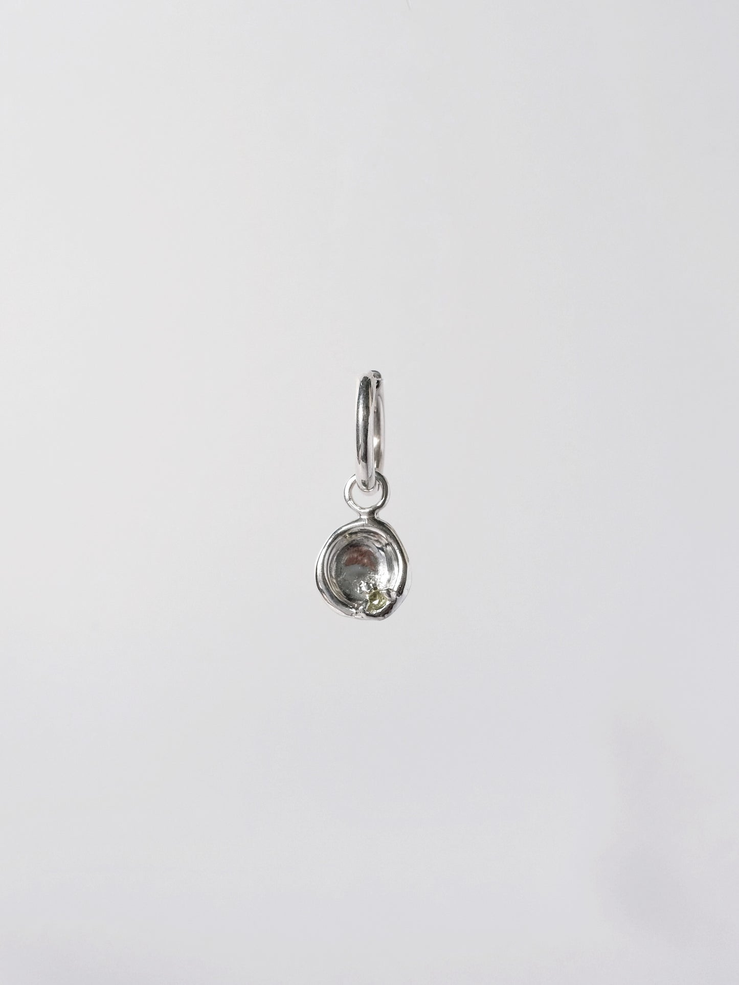 "Kalyuzha" - Handgefertigte Sterling Silber Pfützenohrringe 925 | Einzeln oder als Paar