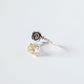 Ring with Rose and Citrine