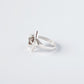 Ring Little Star with Smoky Quartz