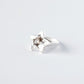 Ring Little Star with Smoky Quartz