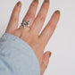 Ring Little Star with Smoky Quartz