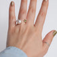 Ring mit Perle und Chrysolith