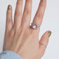Ring mit großem rosa Amethyst