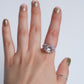 Ring mit großem rosa Amethyst