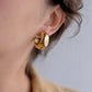 Earrings "Bulbi" brass