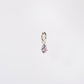 Mono Earring with Amethyst