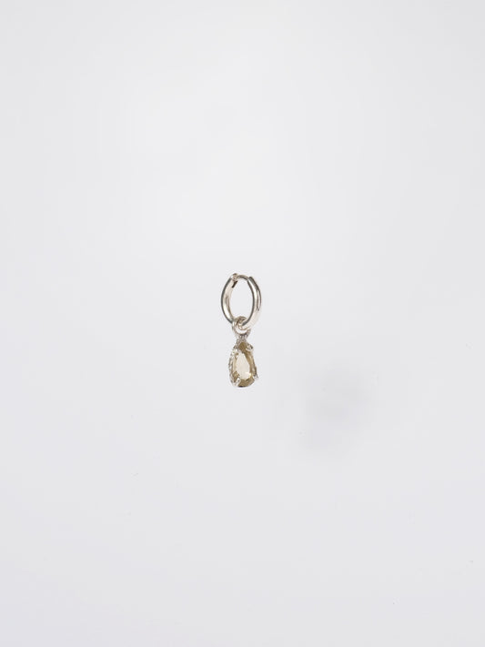 Mono Earring with Citrine