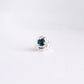 Cuff "Deep lake" blue
