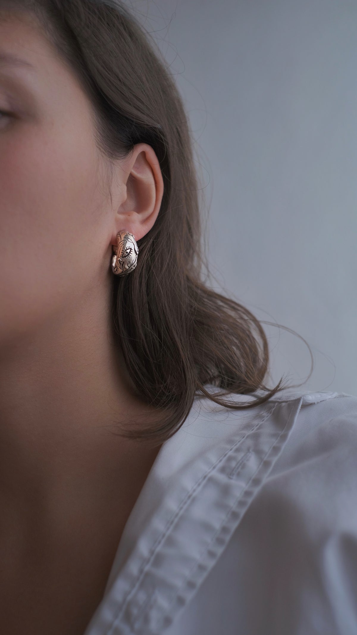 Earrings "Thread"