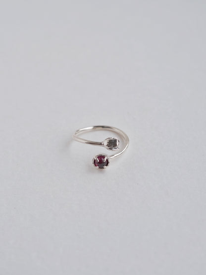 Ring "Tulip dew"